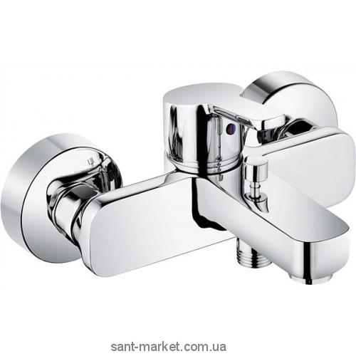 Смеситель однорычажный для ванны с коротким изливом Kludi коллекция Logo Neo хром 376810575