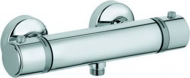 Змішувач для душу настінний двухвентильний з термостатом Kludi колекція Almera хром 352000581