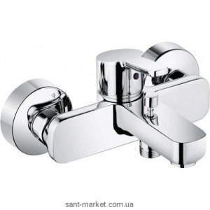 Смеситель однорычажный для ванны с коротким изливом Kludi коллекция Logo Neo хром 376810575