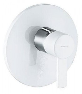 Смеситель для душа встраиваемый Kludi коллекция Zenta белый/хром 386559175