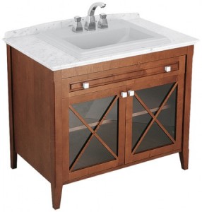 Тумба для раковини Villeroy & Boch Hommage підлоги 98.5х62х85 горіх 89791001