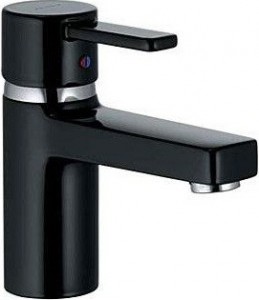 Смеситель для раковины однорычажный Kludi коллекция Zenta черный 382518675