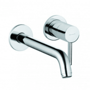 Змішувач для раковини одноважеля настінний Kludi колекція Bozz хром 382450576