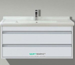 Тумба під раковину DURAVIT Ketho підвісна 100х45.5х48 білий матовий 6648-18