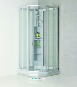 Душевая кабина Eger Sharkeza 90х90х190 низкий поддон 599-8005