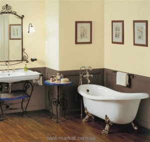 Ванна акриловая овальная PoolSpa Nostalgy 174х82х80 PWKPA10ZNPC0901 + львиные лапы (хром)