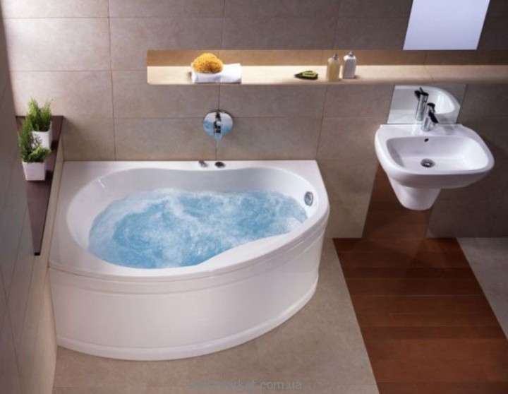 Ванна акриловая угловая Kolo Promise 150х100х47 R CWA3050CS00-EM + система МХ200
