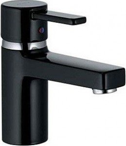 Смеситель для раковины однорычажный Kludi коллекция Zenta черный 382518675