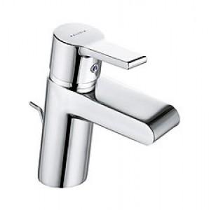 Смеситель для раковины однорычажный с донным клапаном каскадный Kludi O-Cean хром 383400575