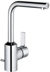 Смеситель для раковины однорычажный с донным клапаном высокий Kludi коллекция Zenta хром 382940575