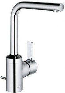 Смеситель для раковины однорычажный с донным клапаном высокий Kludi коллекция Zenta хром 382940575