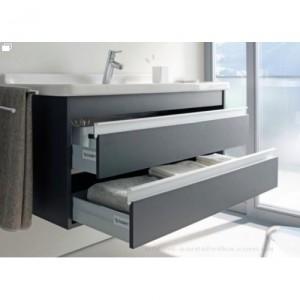 Тумба под раковину DURAVIT Ketho подвесная 80х45.5х48 графит матовый 6647-49