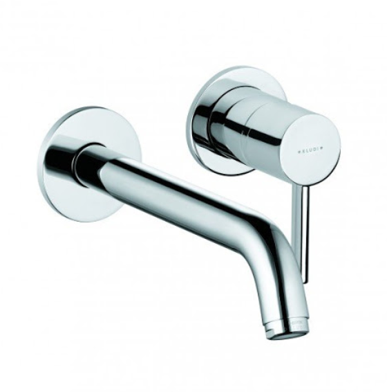 Змішувач для раковини одноважеля настінний Kludi колекція Bozz хром 382450576