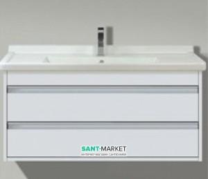 Тумба под раковину DURAVIT Ketho подвесная 100х45.5х48 белый матовый 6648-18