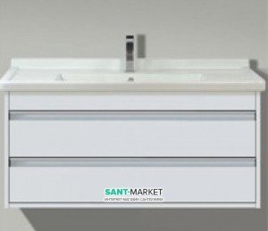 Тумба под раковину DURAVIT Ketho подвесная 100х45.5х48 белый матовый 6648-18