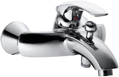 Смеситель однорычажный для ванны с коротким изливом KFA коллекция Ametyst хром 404-010-00