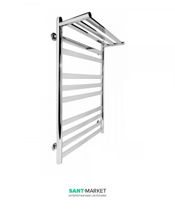 Водяной полотенцесушитель Laris коллекция Кватро П лесенка 530х520х237 хром с полкой 71207565