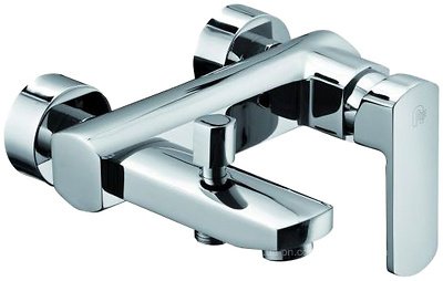 Змішувач одинважільний для ванни з коротким виливом KFA колекція Korund хром 4004-010-00