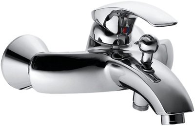 Змішувач одинважільний для ванни з коротким виливом KFA колекція Ametyst хром 404-010-00