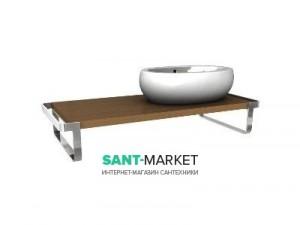 Стільниця під раковину Kolo Ovum / Ego права підвісна 118.9х50.8х19.5 тик 89227000