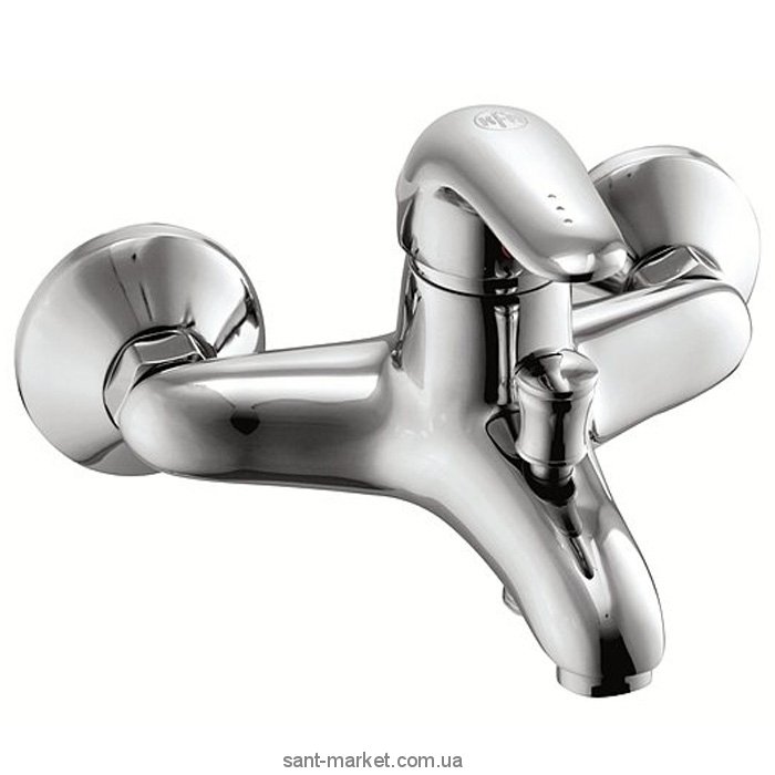 Смеситель однорычажный для ванны с коротким изливом KFA коллекция Kroma хром 544-030-00