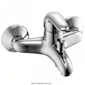 Смеситель однорычажный для ванны с коротким изливом KFA коллекция Kroma хром 544-030-00