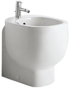 Біде підлогове Keramag колекція 500 by Antonio Citterio 50х36х44 з переливом 231200