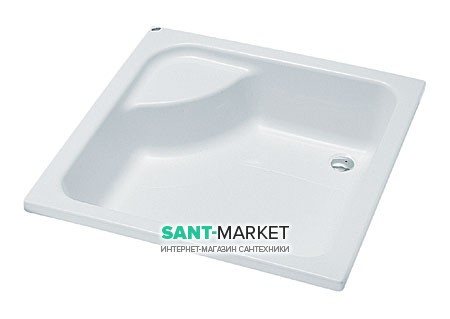 Душовий піддон акриловий квадратний Kolo DEEP 90х90х23 білий XBK0390000