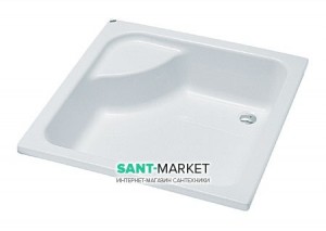 Душевой поддон акриловый квадратный Kolo DEEP 90х90х23 белый XBK0390000