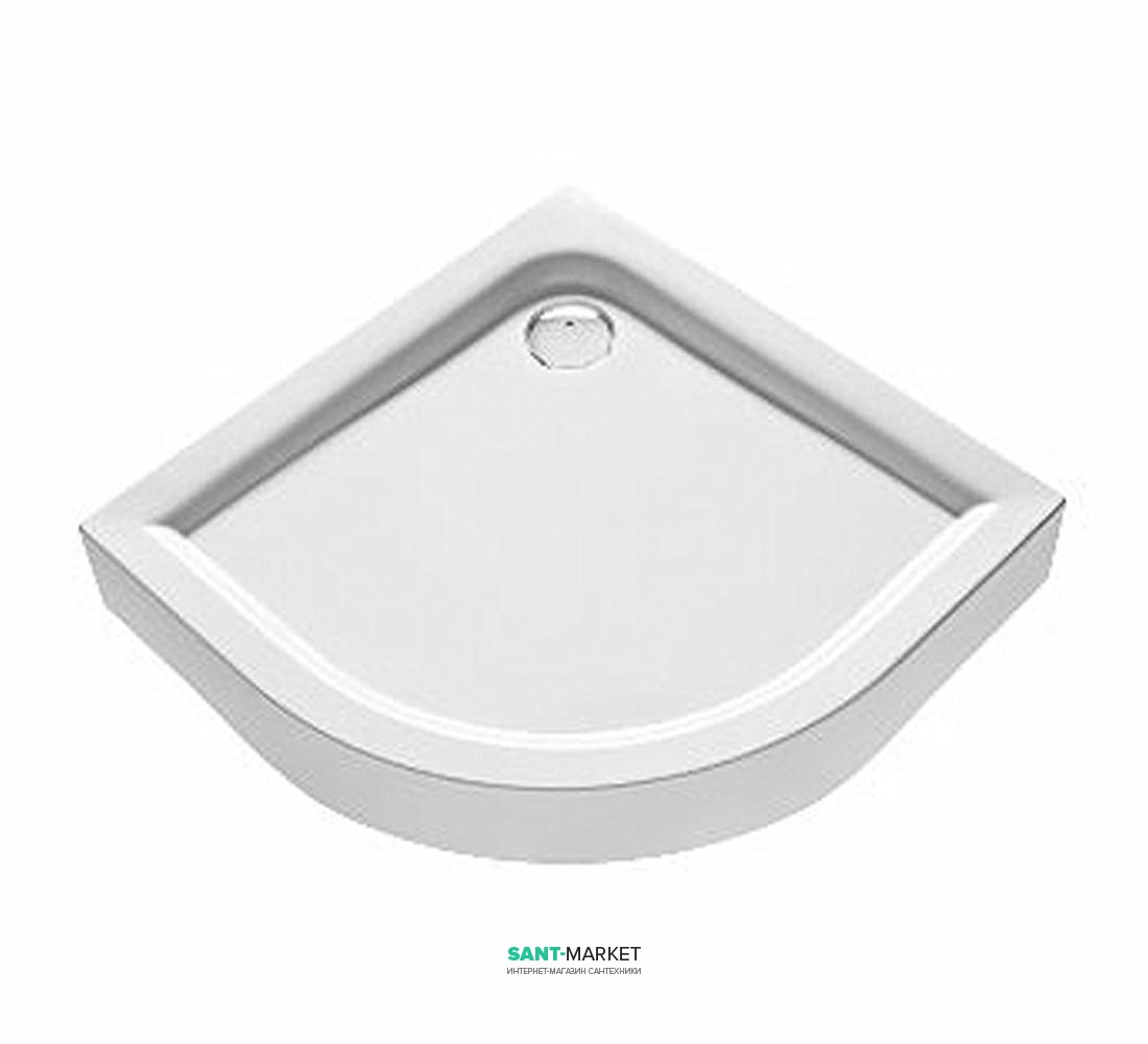 Душовий піддон акриловий чверть кола Kolo FIRST 90х90х16.5 білий XBN1690000