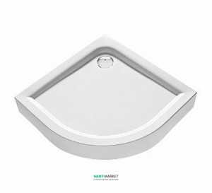 Душевой поддон акриловый четверть круга Kolo FIRST  90х90х16.5 белый XBN1690000