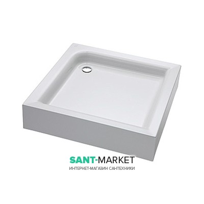 Душовий піддон акриловий квадратний Kolo STANDARD PLUS 80х80х20.5 білий XBK1480000