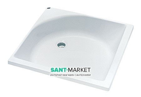 Душовий піддон акриловий квадратний Kolo DEEP 80х80х23 білий XBK0380000