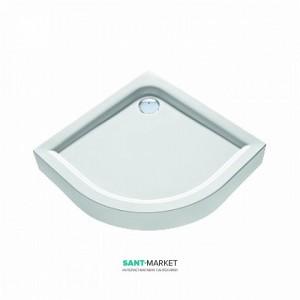 Душовий піддон акриловий чверть кола Kolo FIRST 80х80х16.5 білий XBN1680000