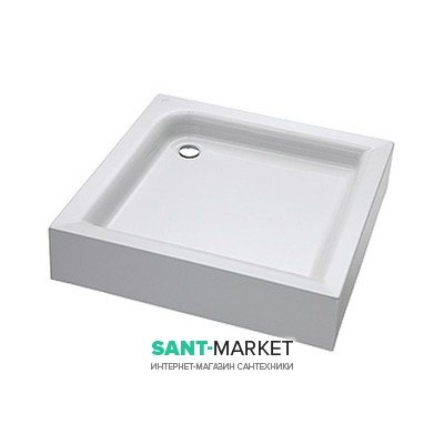 Душевой поддон акриловый квадратный Kolo STANDARD PLUS 80х80х20.5 белый XBK1480000