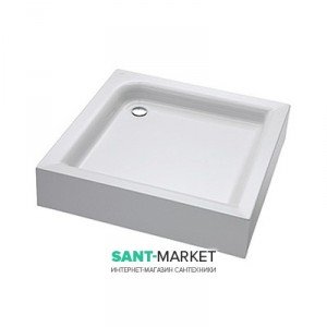 Душовий піддон акриловий квадратний Kolo STANDARD PLUS 80х80х20.5 білий XBK1480000