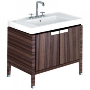 Тумба под раковину Keramag Era напольная 87х54.5х51 розовое дерево 808195