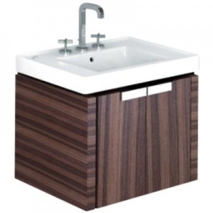 Тумба под раковину Keramag Era подвесная 67х54.5х51 розовое дерево 804165