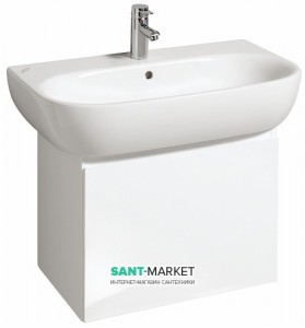 Тумба під раковину Keramag 4U підвісна 40х38.8х46.5 білий матовий 804140