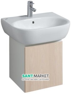 Тумба под раковину Keramag 4U подвесная 40х38.8х46.5 светлый дуб 804141