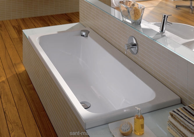 Ванна акрилова прямокутна Keramag колекція Flow 180x80х46 651905