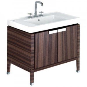 Тумба під раковину Keramag Era підлоги 87х54.5х51 рожеве дерево 808195