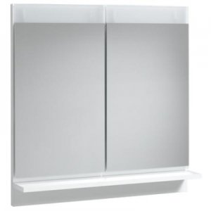 KERAMAG 4U дзеркало з підсвічуванням і поличкою 804080