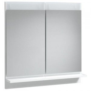 KERAMAG 4U дзеркало з підсвічуванням і поличкою 804080