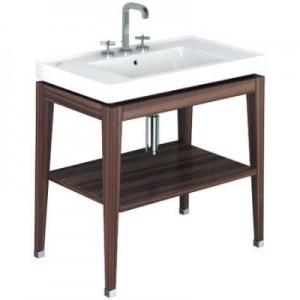 Тумба под раковину Keramag Era напольная 87х50х78 розовое дерево 808290