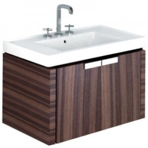 Тумба під раковину Keramag Era підвісна 87х54.5х51 рожеве дерево 808190