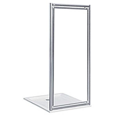 Душевая дверь в нишу Kolo AKORD pivot стеклянная распашная 90х185 RDRP90222005 