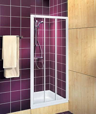 Душевая дверь в нишу Kolo AKORD стеклянная раздвижная 120х185 RDRS12202000