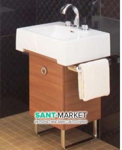 Тумба под раковину Keramag Joop подвесная 40х39х35 орех 820065