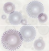 Ape ARMONIA DEC SET (2) SENSAZIONE MALVA декор2 плитка настінна 236264